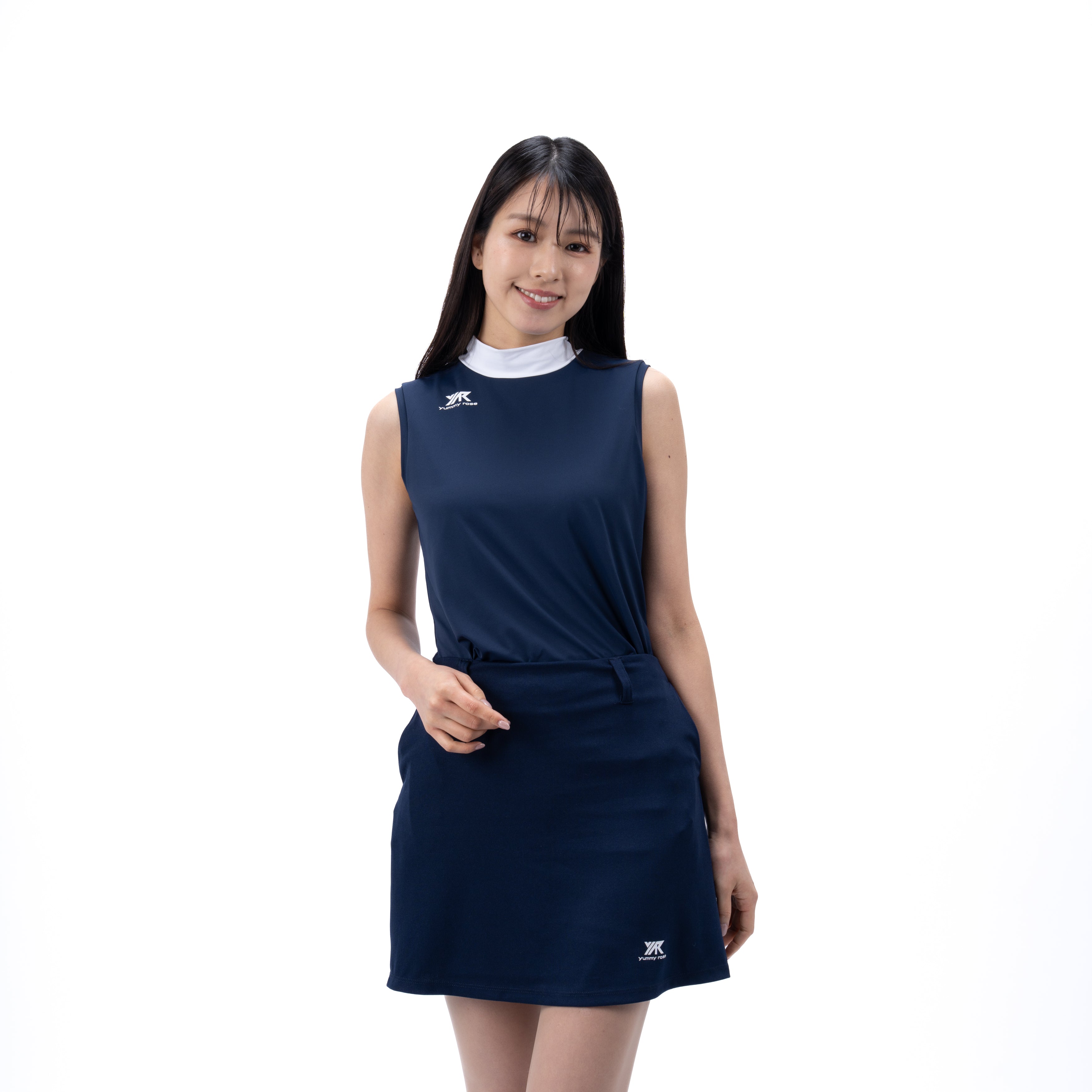 Ribbon Mock Sleeveless