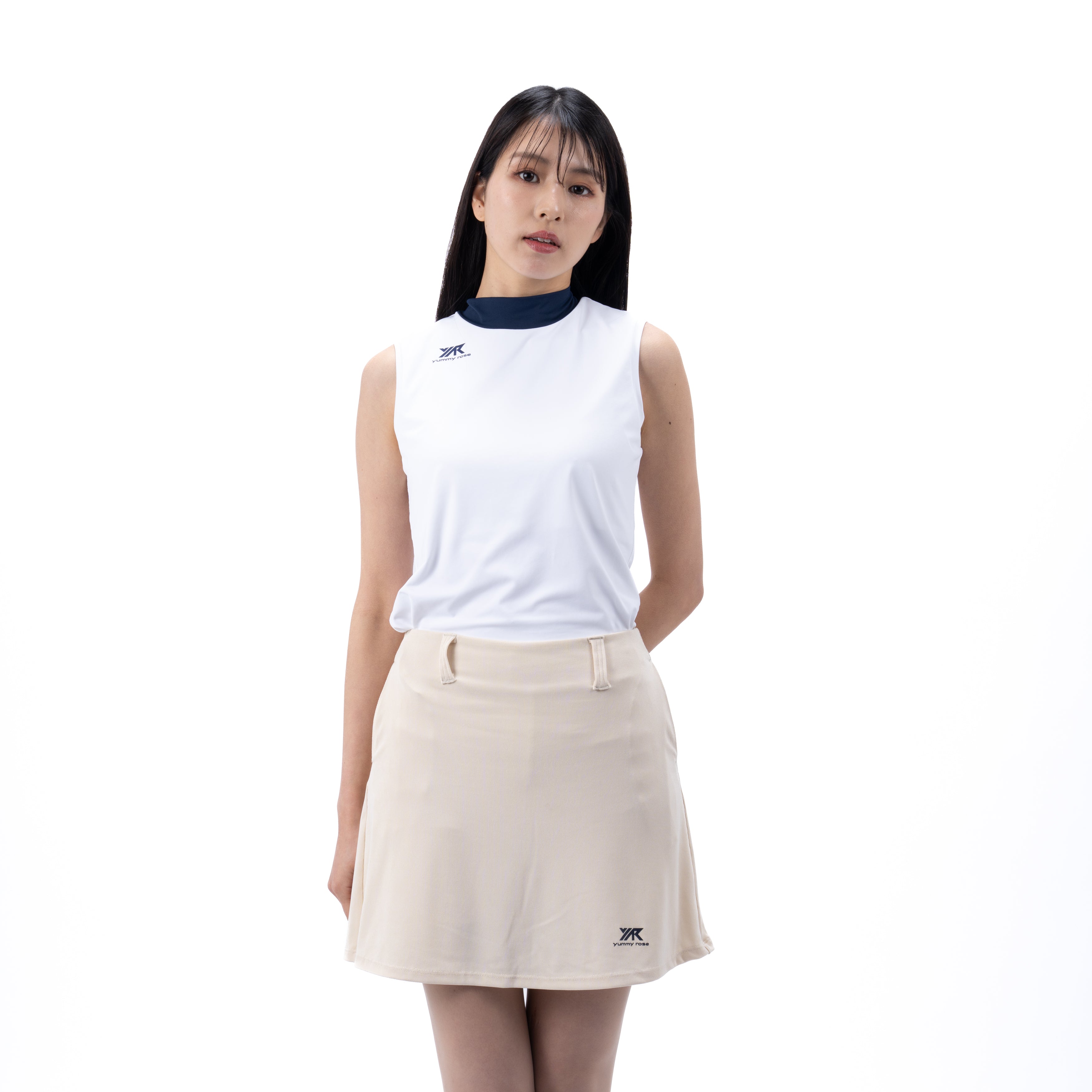 Ribbon Mock Sleeveless