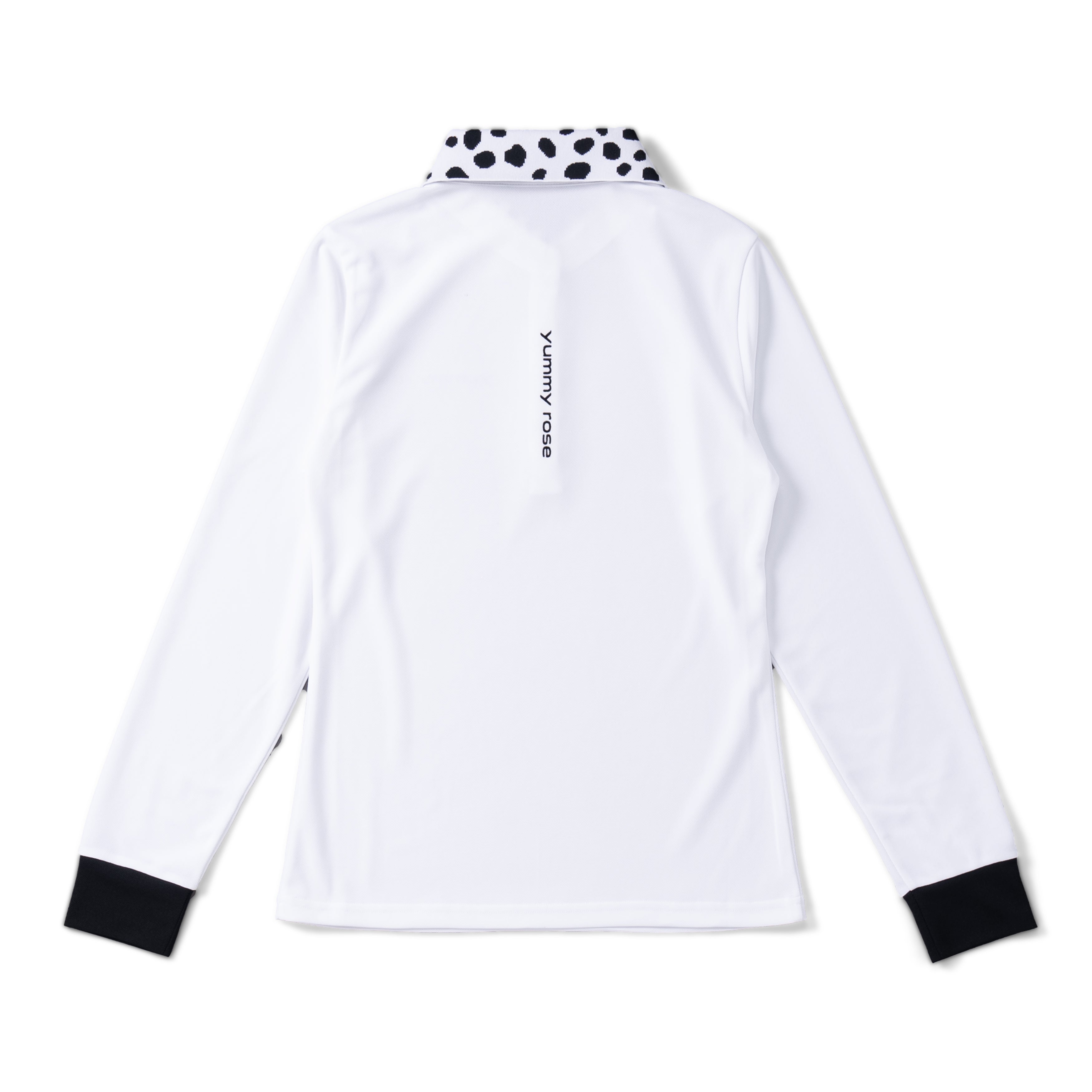 D Camo Polo L/S WHT