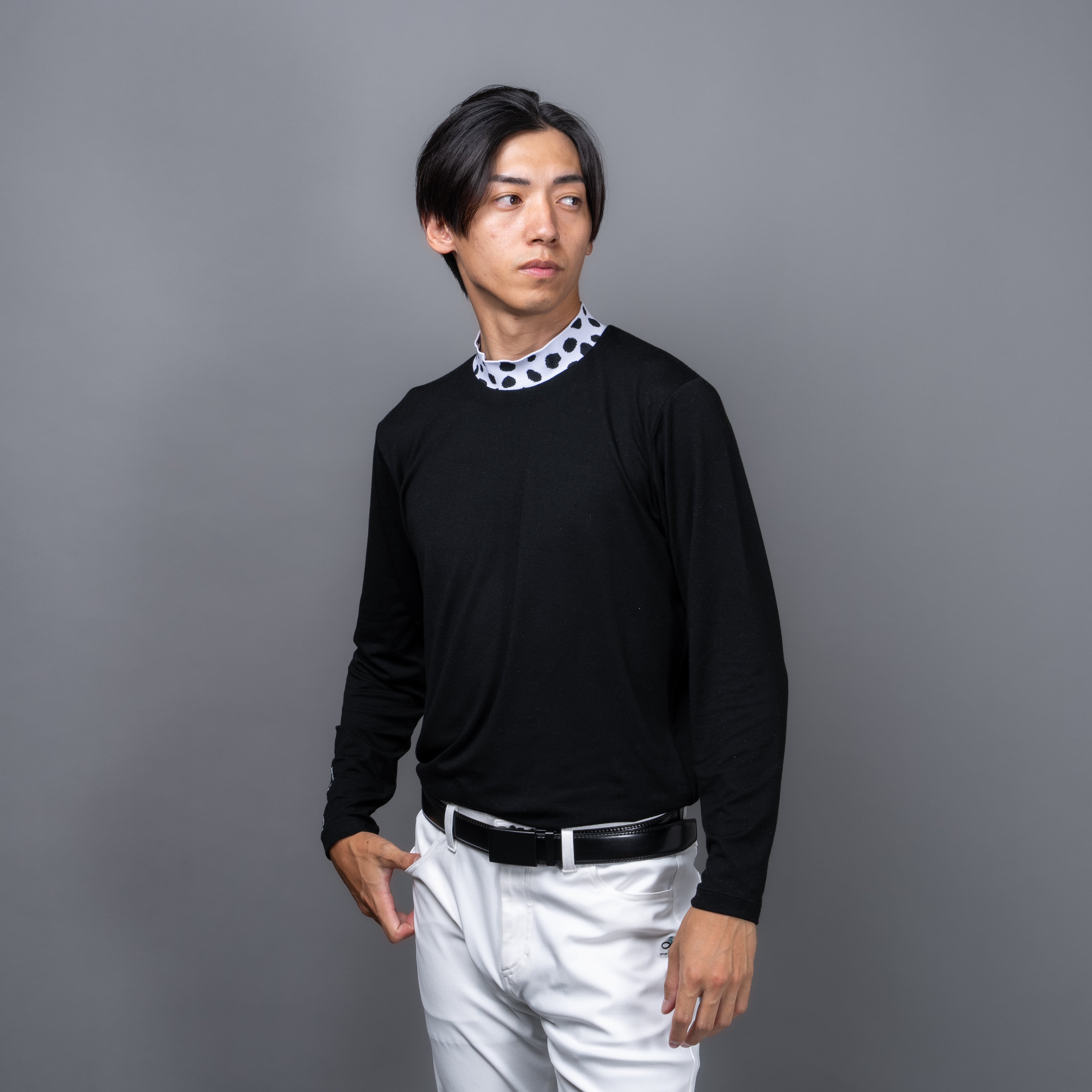 Jacquard High Neck