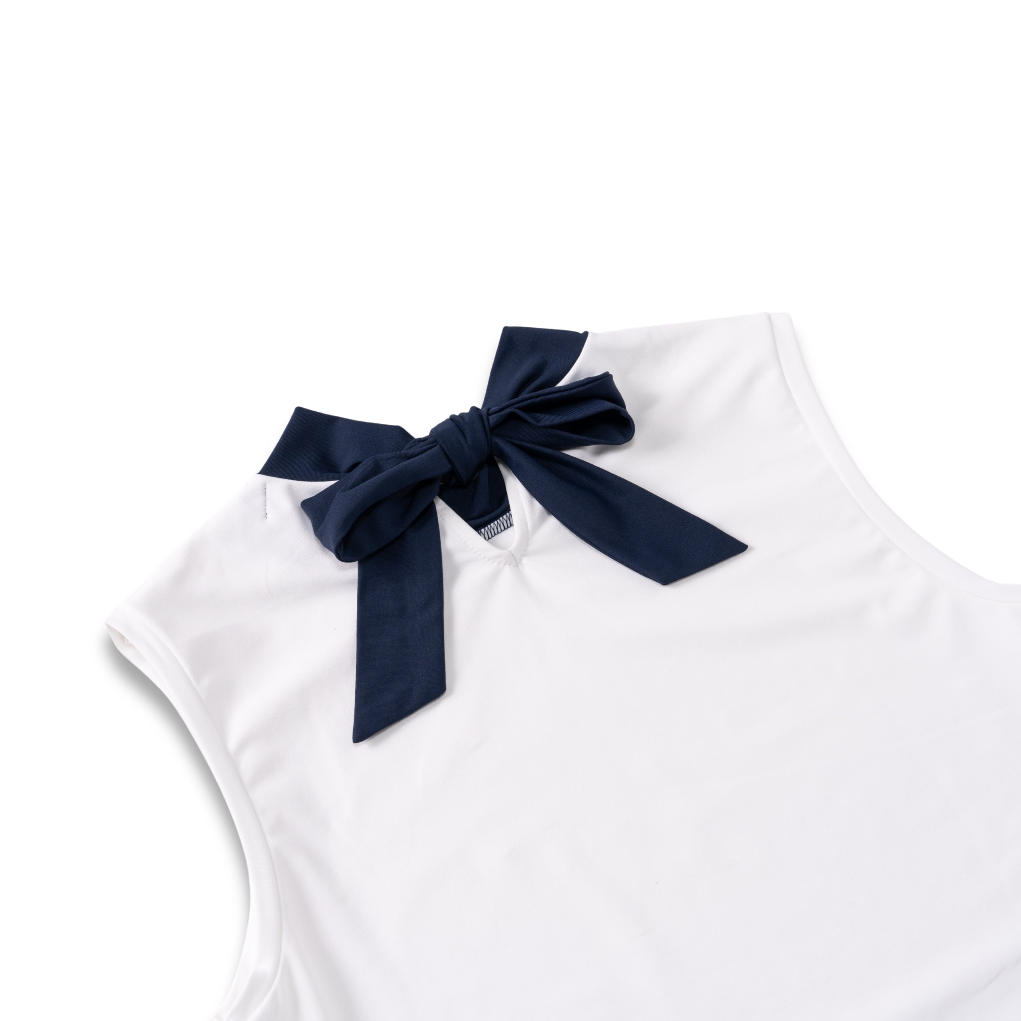Ribbon Mock Sleeveless