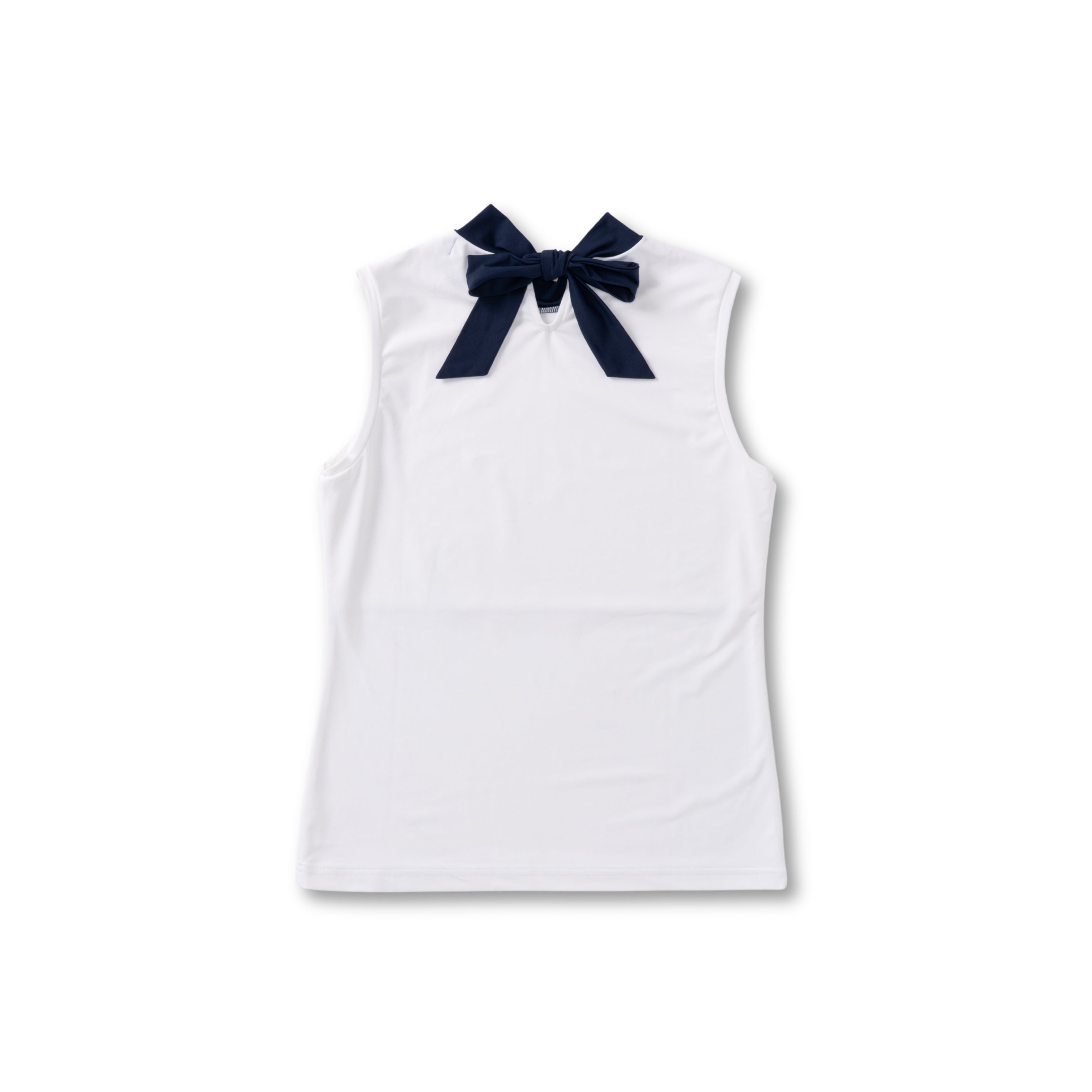 Ribbon Mock Sleeveless